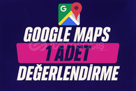 ⭐KALICI 1 ADET TÜRK GOOGLE MAPS YORUM⭐