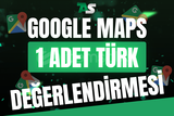 ⭐[KALICI] 1 ADET TÜRK GOOGLE MAPS YORUMU⭐