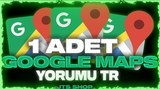 ⭐[Kalıcı] 1 ADET Türk GOOGLE MAPS YORUMU⭐