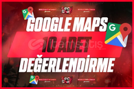 ⭐[KALICI] 10 ADET TÜRK GOOGLE MAPS YORUM⭐