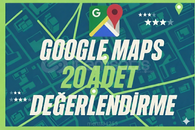 20 ADET TÜRK GOOGLE MAPS YORUM