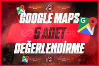 ⭐[KALICI] 5 ADET TÜRK GOOGLE MAPS YORUM⭐