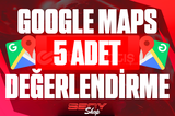 ⭐[KALICI] 5 ADET TÜRK GOOGLE MAPS YORUM⭐