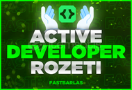 ⭐️[%100 KALICI] Active Developer Rozeti ⭐️