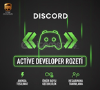 ⚡Kalıcı Active Developer Rozeti⚡