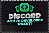 (Kalıcı) Active Developer Rozeti
