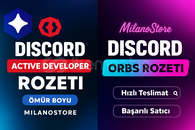 ⭐[KALICI]⭐Active Developer Rozeti | Hesabınıza✅