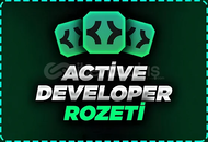 [Kalıcı & Anlık] Active Developer Rozeti