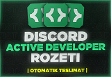 ⭐️ [KALICI] Discord Active Developer Rozeti
