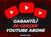 ⭐KALICI⭐GARANTİLİ 20X GERÇEK ABONE