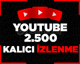 ⭐[KALICI + GARANTİLİ] YouTube 2.500 İzlenme⭐