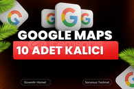 ⭐[KALICI] GOOGLE MAPS 10 ADET TÜRK YORUM⭐