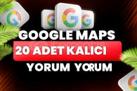 ⭐[KALICI] GOOGLE MAPS 20 TÜRK YORUM⭐
