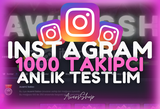 ⭐️ [KALICI] Instagram 1000 Takipçi | Garanti