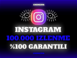 ⭐KALICI⭐ Instagram 100.000 Adet Gerçek İzlenme