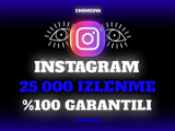 ⭐KALICI⭐ Instagram 25.000 Adet Gerçek İzlenme