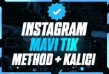 ⭐️[KALICI] İNSTAGRAM MAVİ TİK METHOD [2 ADET]⭐️