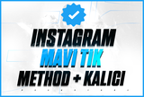 ⭐️[KALICI] İNSTAGRAM MAVİ TİK METHOD [2 ADET]⭐️