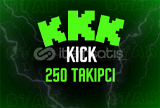 ⭐ KALICI ⭐ Kick | 250 Takipçi ⭐