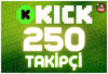 ⭐ [Anlık] Kick 250 Takipçi + 365 Gün Garanti ⭐