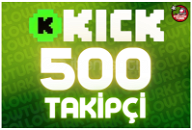 ⭐ [Anlık] Kick 500 Takipçi + 365 Gün Garanti ⭐