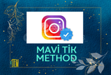 KALICI mavi tik method (ÖMÜR BOYU )GARANTİ