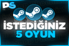 ⭐[KALICI]⭐STEAM İSTEDİĞİNİZ 5 OYUN⭐