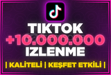 ⭐[GARANTİLİ] TİKTOK 10.000.000 GERÇEK İZLENME⭐