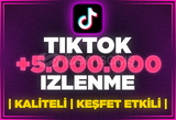 ⭐[GARANTİLİ] TİKTOK 5.000.000 GERÇEK İZLENME⭐