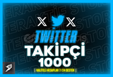 ⭐(KALICI) Twitter 1000 Gerçek Takipçi