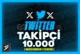 ⭐(KALICI) Fırsat Twitter 10000 Gerçek Takipçi