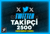 ⭐(KALICI) Twitter 2500 Gerçek Takipçi