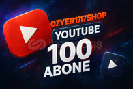 ⭐[KALICI] YOUTUBE 100 Gerçek Abone ⭐