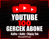 ⭐[KALICI] YouTube 100 Gerçek Abone + Garantili⭐