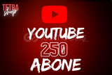 ⭐[KALICI] YOUTUBE 250 KALICI ABONE⭐