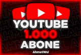 [Garantili+Kaliteli] YouTube 1000 Abone