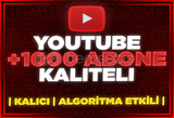 ⭐(GARANTİLİ) ⭐ YOUTUBE 1000 GERÇEK ABONE⭐