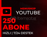 ⭐(KALICI)⭐YOUTUBE 250 GERÇEK ABONE⭐