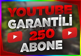 ⭐️ [KALICI] Youtube 250 Gerçek Abone | Garanti
