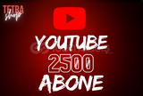 ⭐[KALICI] YOUTUBE 2500 KALICI ABONE⭐