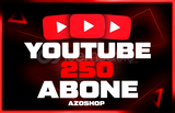 ⭐(KALİTELİ)⭐ YOUTUBE 250 GERÇEK ABONE⭐