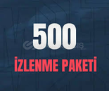 (KALICI) Youtube 500 izlenme 