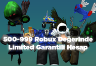 ⭐+500 Robux Değerinde Limitedlı Hesap⭐KALİTE⭐