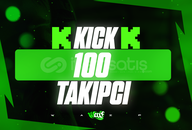 ⭐[KALİTE] 100 Kick Takipçi