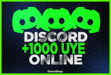 ⭐[Kalite] 1000 Discord 7/24 Aktif Resimli Üye