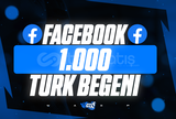 ⭐[KALİTE] 1000 Face Gönderi/Video Türk Beğeni