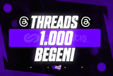 ⭐[KALİTE] 1000 Threads Beğeni