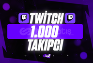 ⭐[KALİTE] 1000 Twitch Takipçi