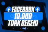 ⭐[KALİTE] 10.000 Face Gönderi/Video Türk Beğeni