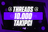 ⭐[KALİTE] 10.000 Threads Takipçi